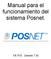 Manual para el funcionamiento del sistema Posnet. VX 510 (Versión 7.9)