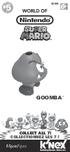 series série GOOMBA COLLECT ALL 7! COLLECTIONNEZ LES 7!* 1 Figure/Figura Building Worlds Kids Love