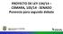 PROYECTO DE LEY 134/14 CÁMARA, 105/14 - SENADO Ponencia para segundo debate. Ministerio de Hacienda y Crédito Público República de Colombia