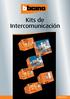 Kits de Intercomunicación