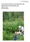 Guía breve para la recolección de ejemplares de herbario de Tripsacum M. González Ledesma. Proyecto Global de Maíces Nativos Anexo 7.