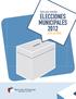 ELECCIONES MUNICIPALES 2012