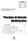 Principios de Derecho Administrativo
