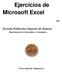 Ejercicios de Microsoft Excel