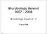 Microbiología General 2007-2008