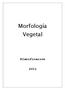 Morfología Vegetal. Planificación