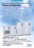 0.9 kw/1.9 kw/4.5 kw (Tipo de refrigerador enfriado por aire / ±0.5 C (Control PID de válvula proporcional) Serie HRGC CAT.
