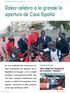 Dakar celebra a lo grande la apertura de Casa España