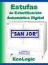 Estufas SAN JOR EcoLogic. Automática Digital. de Esterilización. pupinel autoclave esterilizador incubador horno.