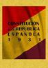 CONSTITUCIÓN DE 1931