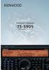 Rendimiento Incomparable TS-590S TRANSCEPTOR TODO MODO HF / 50 MHz