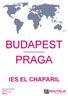 BUDAPEST PRAGA IES EL CHAPARIL. Málaga. Dpto. Grupos Nautalia C/ Hilera