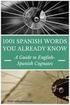Glossary of Art Terms. English-Español