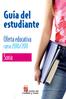 Guía del estudiante. Oferta educativa. Soria. curso 2010/2011