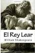 EL REY LEAR (SPANISH EDITION) BY WILLIAM SHAKESPEARE