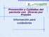 Prevención y Cuidados del paciente con Úlceras por Presión. Información para cuidadores