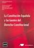 La Constitución Española y las fuentes del Derecho