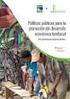 Evolución de la Política de Desarrollo Económico Territorial en Chile: Principales Iniciativas