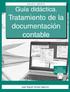 Guía didáctica. Tratamiento de la documentación contable