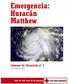 Emergencia: Huracán Matthew