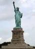 La estatua de la Libertad.