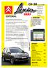CD 38 EDITORIAL. Revista de información de la herramienta de. diagnóstico. Citroën. NOVEDADES El C-Crosser Citroën C4 Sedan Flex Fuel Tablet PC