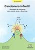 libro del profesor Cancionero infantil Antología de canciones para cantar, tocar y divertirse