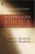 Estudios bíblicos G: La interpretación bíblica