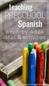 Spanish 241. Sound and Sight: Verbal and Visual. Narratives in the Hispanic World