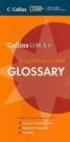 English-Spanish Glossary