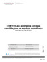 ET901-1 Caja polimérica con tapa extraible para un medidor monofásico