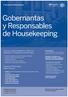 Gobernantas y Responsables de Housekeeping