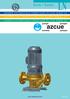 Serie Series BOMBAS CENTRIFUGAS VERTICALES IN-LINE SERIE LN CENTRIFUGAL VERTICAL IN-LINE PUMPS SERIES LN