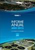 Informe Anual de Calidad del Agua Potable de 2013 (Informe Confiable del Consumidor)