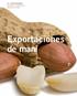 Exportaciones de maní