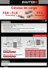 Células de carga FSX - FLX 10 hasta 200 kg. FFX 300 kg hasta 5 t. Descripción. Esquemas / Cables. Opciones. Cuadro de dimensiones (en mm)