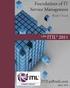 Curso de ITIL Foundations in IT Service Management