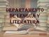 DEPARTAMENTO DE LENGUA Y LITERATURA LITERATURA. 4º ESO EL ROMANTICISMO 1. MARCO HISTÓRICO