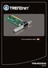 Guía de instalación rápida TFM-PCIV92A B1.21