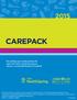 CAREPACK. Un catálogo para medicamentos de venta sin receta y productos que se ofrecen a través del Beneficio CarePack