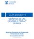 Máster en Formación del Profesorado Universidad de Alcalá Curso Académico 2010/2011 2º Cuatrimestre