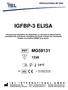 IGFBP-3 ELISA MG x8 2-8 C. Instrucciones de Uso