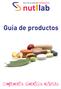Guía de productos. complementos alimenticios naturales