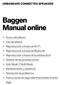 Baggen Manual online