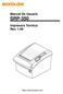 Manual De Usuario SRP-350 Impresora Térmica Rev. 1.09