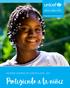 República Dominicana UNICEF REPÚBLICA DOMINICANA/RICARDO PIANTINI INFORME HUÉSPED DE CORAZÓN Protegiendo a la niñez