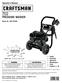PRESSURE WASHER. Operator s Manual 3000 PSI 2.8 GPM. Model No Safety Assembly Operation Maintenance Parts Español, p.