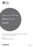 Micro Hi-Fi Audio *MFL * MANUAL DEL PROPIETARIO