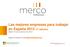 Las mejores empresas para trabajar en España 2012 (7ª edición) Madrid 12 de noviembre de Sigue el evento en #megustatrabajaraquí