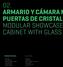 02. ARMARIO Y CÁMARA M PUERTAS DE CRISTAL MODULAR SHOWCASE CABINET WITH GLASS